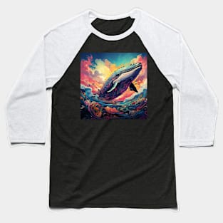 Whale Baseball T-Shirt